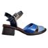 Sandália Couro Azul / Petróleo