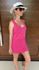Saída Vestido com Decote nas Costas Pink