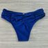 Hot Pants Drapeada Marinho Texturizado