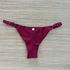 Tanga Fio em Dobra Com Regulagem Cherry Texturizado