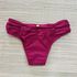 Hot Pants Drapeada Cherry Texturizado