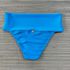 Hot Pants Pala Alta Azul Turquesa Textura