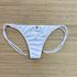 Tanga de Amarrar Branco Textura 