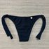Tanga De Amarrar Larga Preto Textura