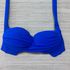 Top Meia Taça Azul Bic Textura