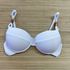 Top Meia Taça com detalhes Branco Textura