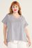 Blusa Social Botão Listra Preta - Plus Size