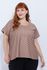Blusa Social Botão Fendi Poá - Plus Size