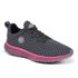 Tênis Feminino Academia Esportivo Grafite e Pink