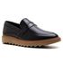 Sapato Mocassim Loafer Masculino Tratorado Preto