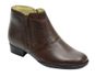 Bota Masculina Conforto Sola Concha Couro Legítimo Café