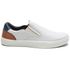 Tênis Slip On Masculino Casual Sintético Cinza Claro