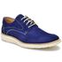 Sapato Masculino Casual Couro Nobuck Azul Marinho