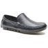 Mocassim Drive Masculino Couro Latego Preto