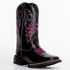 Bota Texana Feminina Cano Alto Preto