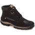 Bota Adventure Motociclista Masculino Sintético Cadarços Preto