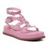 Sandália Feminina Papete Flatform Napa Tutti Frutti