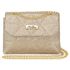 Clutch Feminina Dourado Gliter 