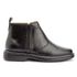 Bota Masculina Conforto Em Couro Legítimo Preto