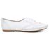 Sapato Oxford Feminino Couro Legítimo Confort Branco