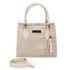 Bolsa Feminina Croco Off White