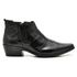 Bota Masculina Texas Cowboy Em Couro Legítimo Preto