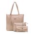 Kit de Bolsas Femininas Grande Sacola + Transversal e Necessarie Creme