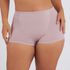 CALCINHA BOXER ZERO BARRIGA ECO ROSA RETRO