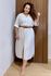 VESTIDO CHEMISE MIDI - LINHO CRU