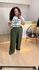 CALÇA PANTALONA VISCOLINHO - VERDE