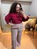 CAMISA CROPPED - VINHO