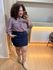 CAMISA CROPPED - XADREZ UVA