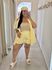CONJUNTO KIMONO COM SHORT - AMARELO MANTEIGA