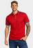 Camiseta Polo Masculina - Vermelho Azul