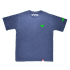 CAMISETA DJANGUS BASE AZUL BOI VERDE BORDADO