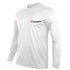 Camiseta Manga Longa Uniforme para Eletricista Branco 