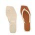 Chinelo Feminino com Strass Branco Prata