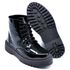 Coturno Botinha Tratorado Dk Shoes Cano Baixo Preto Verniz