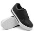 Tênis Slip On Casual Dk Shoes Tira Auto Colante Preto