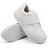 Tênis Slip On Casual Dk Shoes Tira Auto Colante Branco