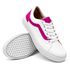 Tênis Casual Siena Dk Shoes Com Cadarço Branco Pink