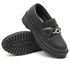 Tênis Slip On Oxford Dk Shoes Detalhe Metal Preto