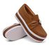 Tênis Slip On Dk Shoes Pérolas Plataforma Caramelo