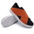 Tênis Siena Elástico Dk Shoes Preto Laranja