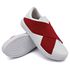 Tênis Siena Elástico Dk Shoes Branco Vermelho