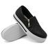 Tênis Slip On Zíper Iate Costura Frontal Dk Shoes Preto