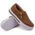 Tênis Slip On Zíper Iate Costura Frontal Dk Shoes Caramelo