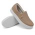 Tênis Slip On Zíper Iate Costura Frontal Dk Shoes Rose