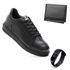 Kit Tênis Casual Masculino em Couro Dm Damando +Carteira+Relog