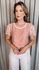 Blusa Feminina Bordada Delicada - Rose Cod 536